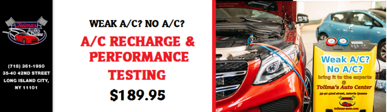 AC RECHARGE AND PERFORMANCE TESTING ASTORIA