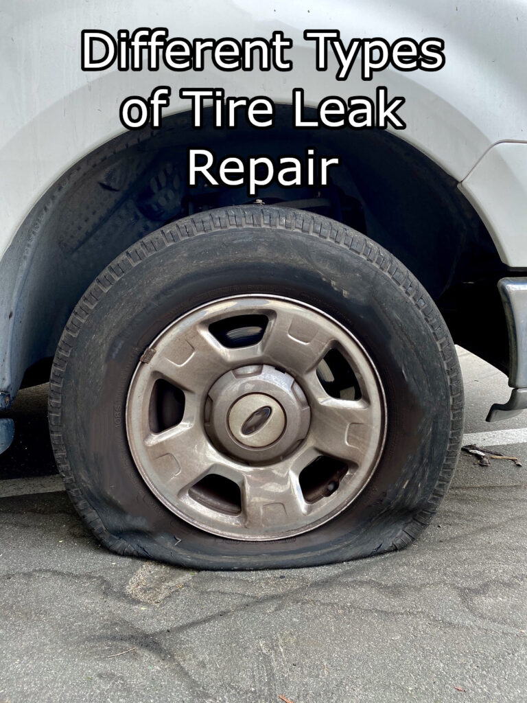 Different Types of Tire Leak Repair