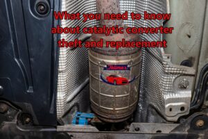 catalytic converter theft and replacment