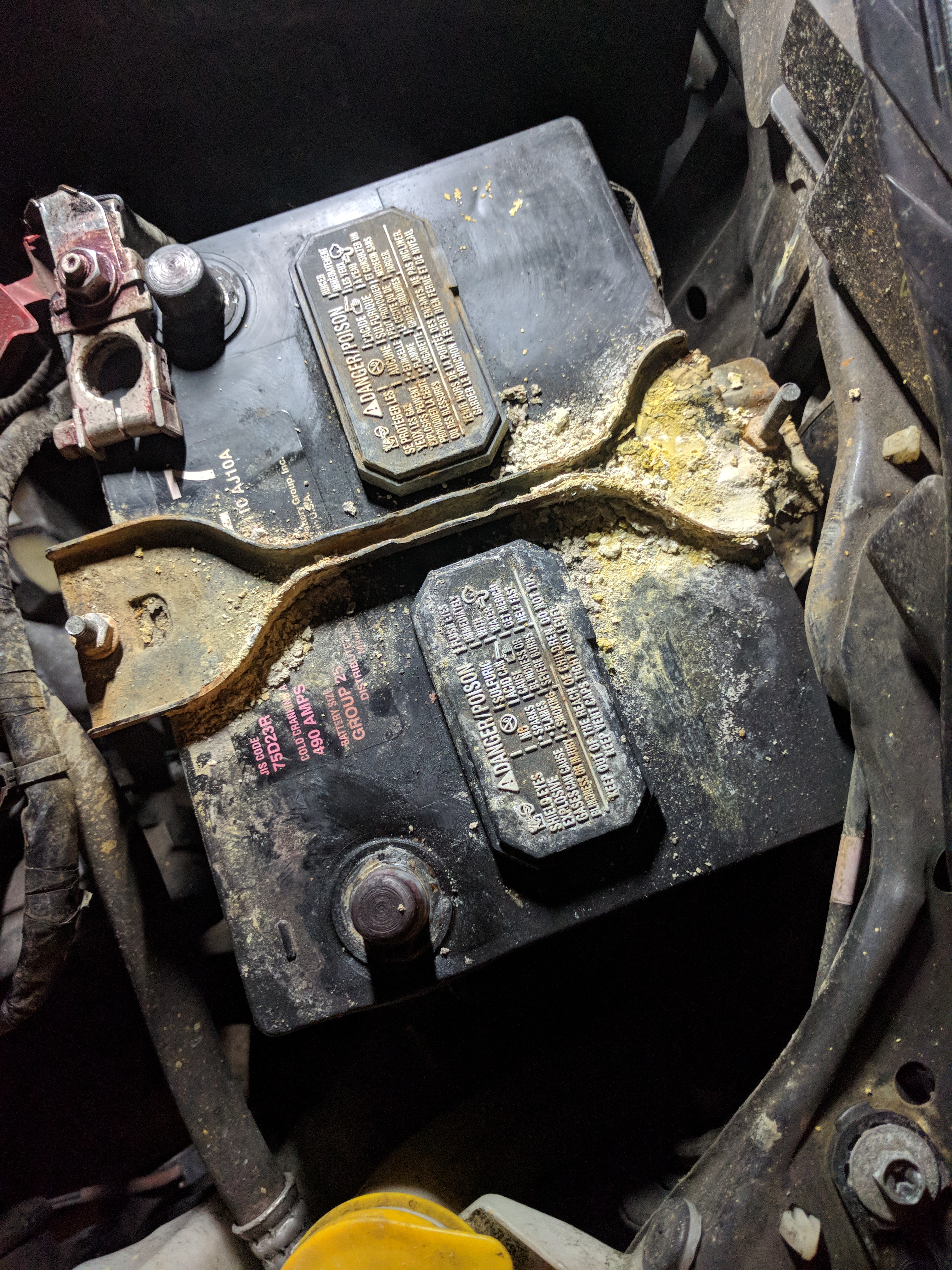 Corroded Battery Terminals